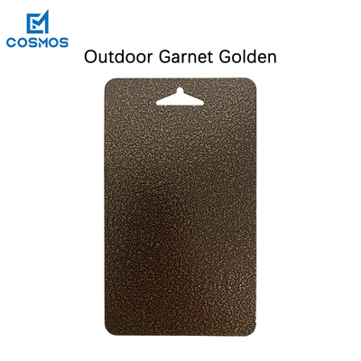 Clôture faite sur commande en aluminium d'Arcade Machine Golden Metal Sheet de support